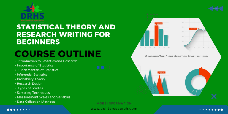 STATISTICAL THEORY AND RESEARCH WRITING FOR BEGINNERS