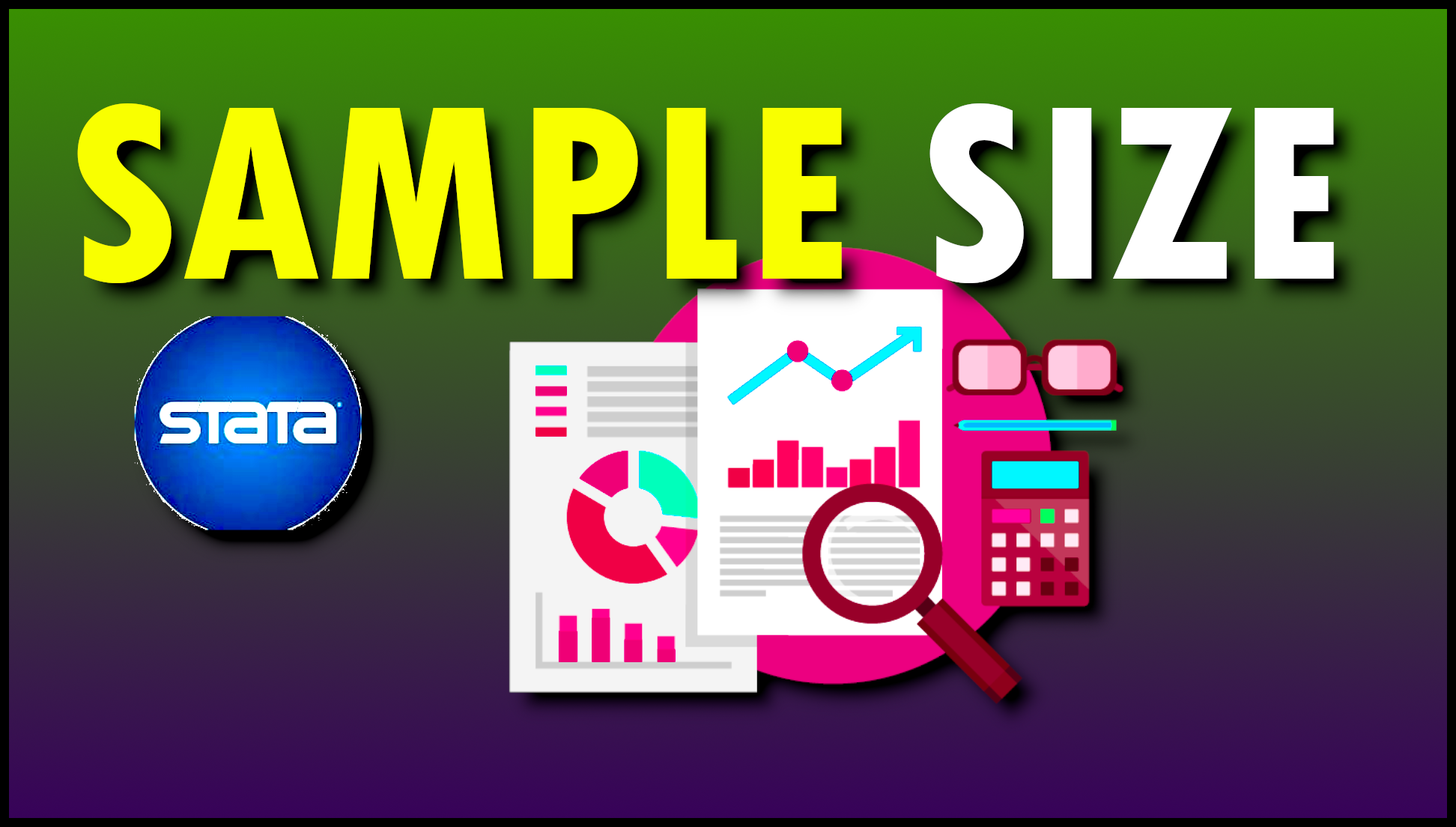 How to Calculate Sample Size using STATA Software